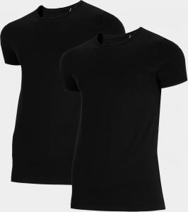 4f Koszulka męska NOSH4-TSM011 czarna+czarna r. L 1