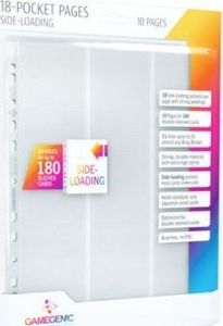 Gamegenic Gamegenic: 18-Pocket Pages Sideloading - White (10 szt) 1