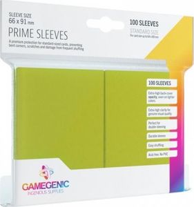 Gamegenic Gamegenic: Prime CCG Sleeves (66x91 mm) - Lime, 100 sztuk 1