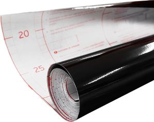 D-c-Fix Folia Dekoracyjna Okleina Meblowa CZARNA POŁYSK 67x200 F25 2