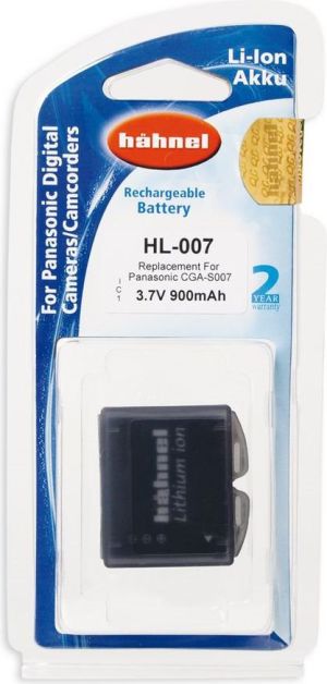 Akumulator Hahnel HL-007 Panasonic CGA-S007 1