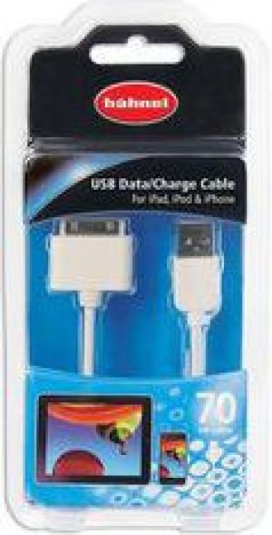 Kabel USB Hahnel USB - Apple 30pin 0.7m HE-USB DATA/Charge 1