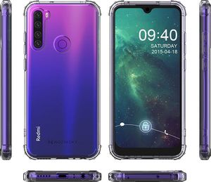 Wozinsky Wozinsky Anti Shock pancerne etui do Xiaomi Redmi Note 8T przezroczysty uniwersalny 8
