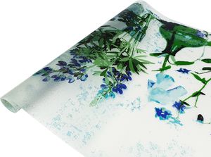 D-c-Fix Folia Okienna Statyczna Szyby Witraż SZAFIROWE KWIATY 45x150 G101 11