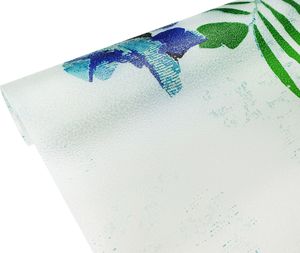 D-c-Fix Folia Okienna Statyczna Szyby Witraż SZAFIROWE KWIATY 45x150 G101 9