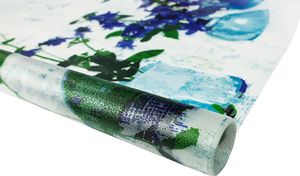 D-c-Fix Folia Okienna Statyczna Szyby Witraż SZAFIROWE KWIATY 45x150 G101 10