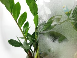 Dekoban Folia Okleina Okienna Statyczna Na Szyby LIŚCIE 3D 45x150 G60 3