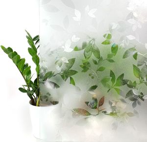 Dekoban Folia Okleina Okienna Statyczna Na Szyby LIŚCIE 3D 45x150 G60 5