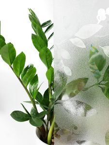 Dekoban Folia Okleina Okienna Statyczna Na Szyby LIŚCIE 3D 45x150 G60 6