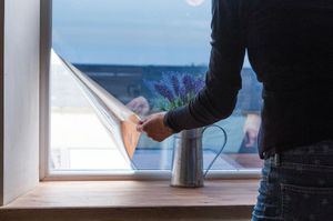 Maxuel Folia Samoprzylepna Okienna Przeciwsłoneczna Lustro Weneckie Wewnętrzne 75x50cm K7 3