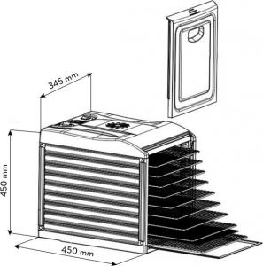 Suszarka Zyle ZY339FD 2