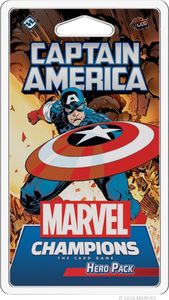 Fantasy Flight Games GRA MARVEL CH: CAPTAIN AMERICA HERO PACK FFG (MC04) - TOYREB MARVEL-CH-MC04 1