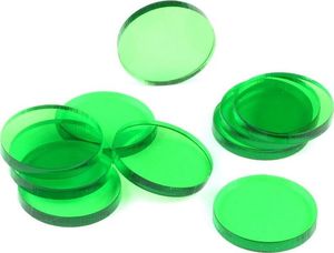 Crafters Crafters: Znaczniki akrylowe - Transparentne - Zielone (10) 1