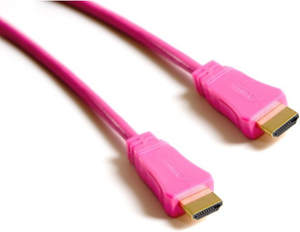 Kabel Bridge Connect HDMI - HDMI 1.5m różowy (BPC115P) 1