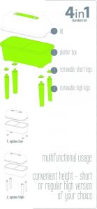 Prosperplast Miniszklarenka 38 cm x 77 cm x 82 cm (PP-DREP770-S) 4