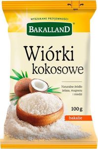 bakalland Wiórki kokosowe Bakalland 100g 1