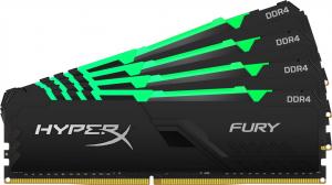 Pamięć HyperX Fury RGB, DDR4, 128 GB, 3600MHz, CL18 (HX436C18FB3AK4/128) 2
