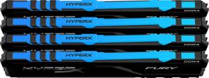 Pamięć HyperX Fury RGB, DDR4, 128 GB, 3600MHz, CL18 (HX436C18FB3AK4/128) 3
