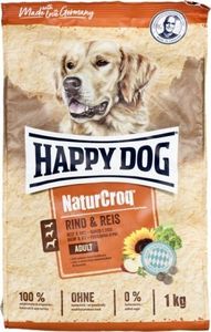 Happy Dog Happy Dog NaturCroq ADULT wołowina & ryż 1 kg NOWY 1