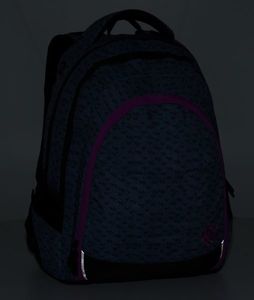 BAGMASTER Plecak szkolny Digital 8 A niebieski 9