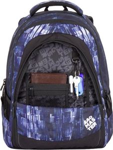 BAGMASTER Plecak szkolny Digital 7 Ch niebieski 6