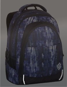 BAGMASTER Plecak szkolny Digital 7 Ch niebieski 8