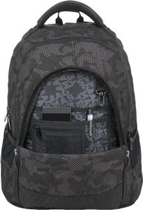 BAGMASTER Plecak Młodzieżowy trzykomorowy Digital 9 F Dark Gray/black 5