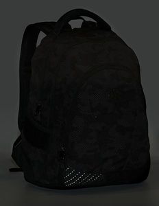 BAGMASTER Plecak Młodzieżowy trzykomorowy Digital 9 F Dark Gray/black 9