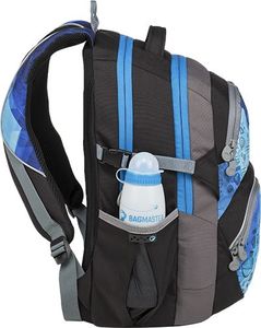 BAGMASTER Plecak Szkolny dwukomorowy Theory 9 D niebieski 4