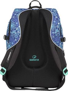 BAGMASTER Plecak Szkolny dwukomorowy Theory 9 C niebieski 3