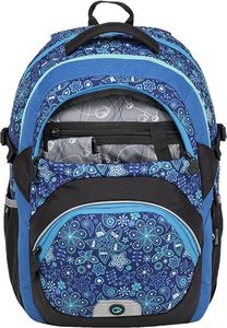 BAGMASTER Plecak Szkolny dwukomorowy Theory 9 C niebieski 5