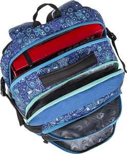 BAGMASTER Plecak Szkolny dwukomorowy Theory 9 C niebieski 7