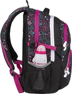 BAGMASTER Plecak Szkolny dwukomorowy Theory 9 B czarny 4