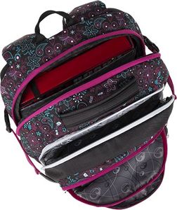 BAGMASTER Plecak Szkolny dwukomorowy Theory 9 B czarny 7