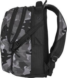 BAGMASTER Plecak Młodzieżowy trzykomorowy grafitowy moro 8 Ch Black/gray/white 2