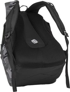 BAGMASTER Plecak Młodzieżowy trzykomorowy grafitowy moro 8 Ch Black/gray/white 6