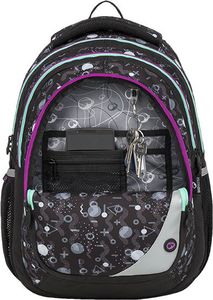 BAGMASTER Plecak szkolny Maxvell 9 A czarny 5