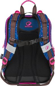 BAGMASTER Plecak szkolny Galaxy 9 B niebieski 3