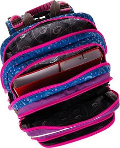 BAGMASTER Plecak szkolny Galaxy 9 B niebieski 7