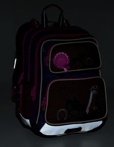 BAGMASTER Plecak szkolny Galaxy 9 B niebieski 8