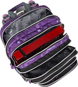 BAGMASTER Plecak szkolny Galaxy 9 A fioletowy 7