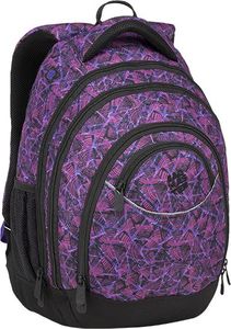 BAGMASTER Plecak szkolny trzykomorowy Energy 9 D violet/black 1