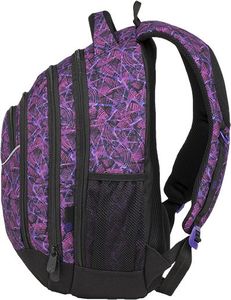BAGMASTER Plecak szkolny trzykomorowy Energy 9 D violet/black 2