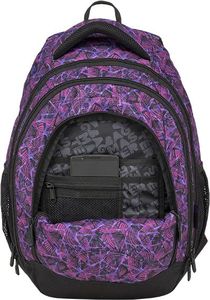 BAGMASTER Plecak szkolny trzykomorowy Energy 9 D violet/black 5
