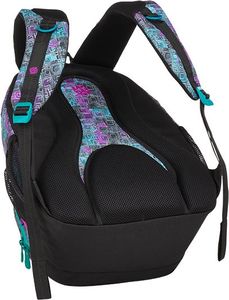 BAGMASTER Plecak szkolny trzykomorowy Energy 9 C Violet/green/gray 6