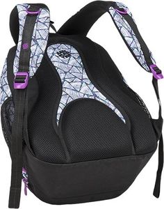 BAGMASTER Plecak szkolny trzykomorowy Energy 9 B violet/white/blue 6