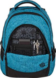 BAGMASTER Plecak Młodzieżowy trzykomorowy Digital 9 D Blue/black 5