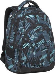 BAGMASTER Plecak Młodzieżowy trzykomorowy Digital 9 C Petrol/blue/black 1