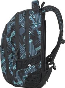 BAGMASTER Plecak Młodzieżowy trzykomorowy Digital 9 C Petrol/blue/black 2