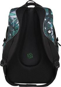 BAGMASTER Plecak Młodzieżowy trzykomorowy Bagmaster Bag 9 E Green/gray/black 3
